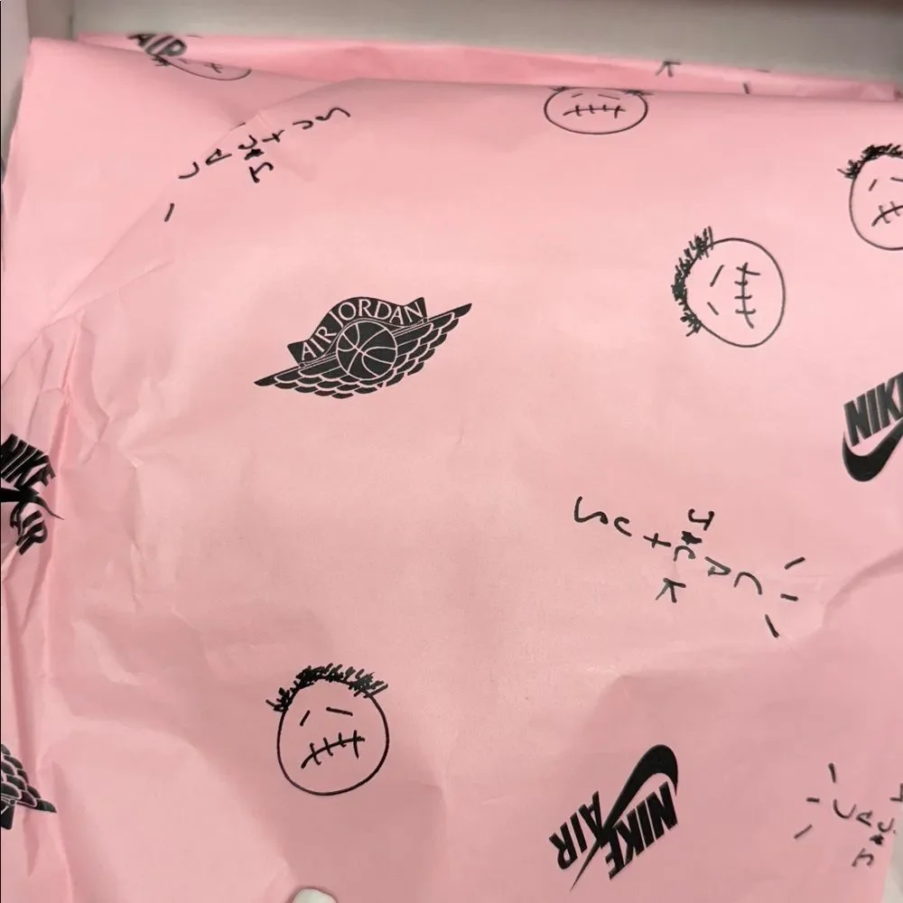 Nike Cream Shoe Box with Brown Logo
